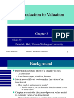 Introduction To Valuation: Slides By: Pamela L. Hall, Western Washington University