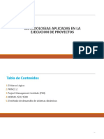 Metodologías Aplicadas A La Ejecución de Proyectos