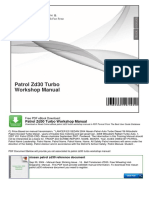 Patrol Zd30 Turbo Workshop Manual