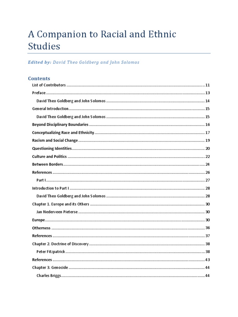 Understanding Race and Ethnicity | PDF | Racism | Discrimination & Race ...