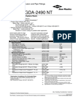 Dow Dgda-2490 NT: Resin For Pipe Extrusion and Pipe Fittings