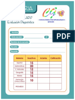 Evaluación Diagnóstica Primaria 6