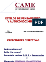 CAME.S3632.PR Estilos de Pensamiento y Autoconocimiento