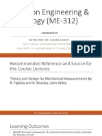 1st Lecture Precision Engineering & Metrology