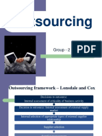 Outsourcing: Group - 2