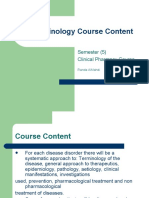 Endocrinology Course Content: Semester (5) Clinical Pharmacy Course