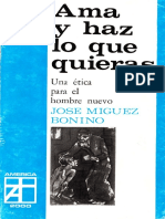 Jose Miguez Bonino - Ama y Haz Lo Que Quieras - Ed Aurora