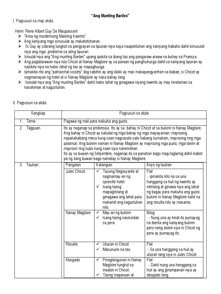 Ang Munting Bariles 10 | PDF