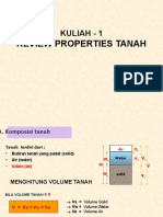Review Properties Tanah: Kuliah - 1