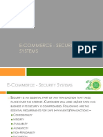 E-Commerce - Security Systems