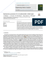 Otimização de Parametros de Soldagem Circuferencial de Tubos