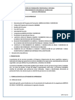 Gestión de Formación Profesional Integral Procedimiento Desarrollo Curricular Guía de Aprendizaje