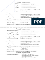 Soal Matematika SMA - Ulangan Harian Trigonometri 2