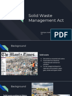 Solid Waste Management Act