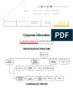 Corporate Information: Organization Structure