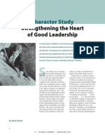 Strengthening The Heart of Good Leadership: Character Study