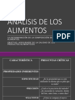 Analisis de Alimentos