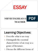 Essay: Nieves Tagulao-Salazar Teacher