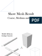Show Mesh Result: Coarse, Medium and Fine
