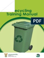 Recycling Training Manual: Environmental Affairs