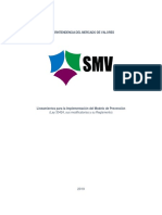 Lineamientos SMV Modelos de Prevencio - N Ley 30424