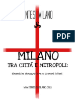 Milano Tra Città e Metropoli