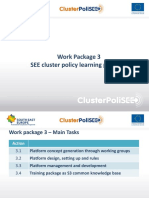 Work Package 3 SEE Cluster Policy Learning Platform