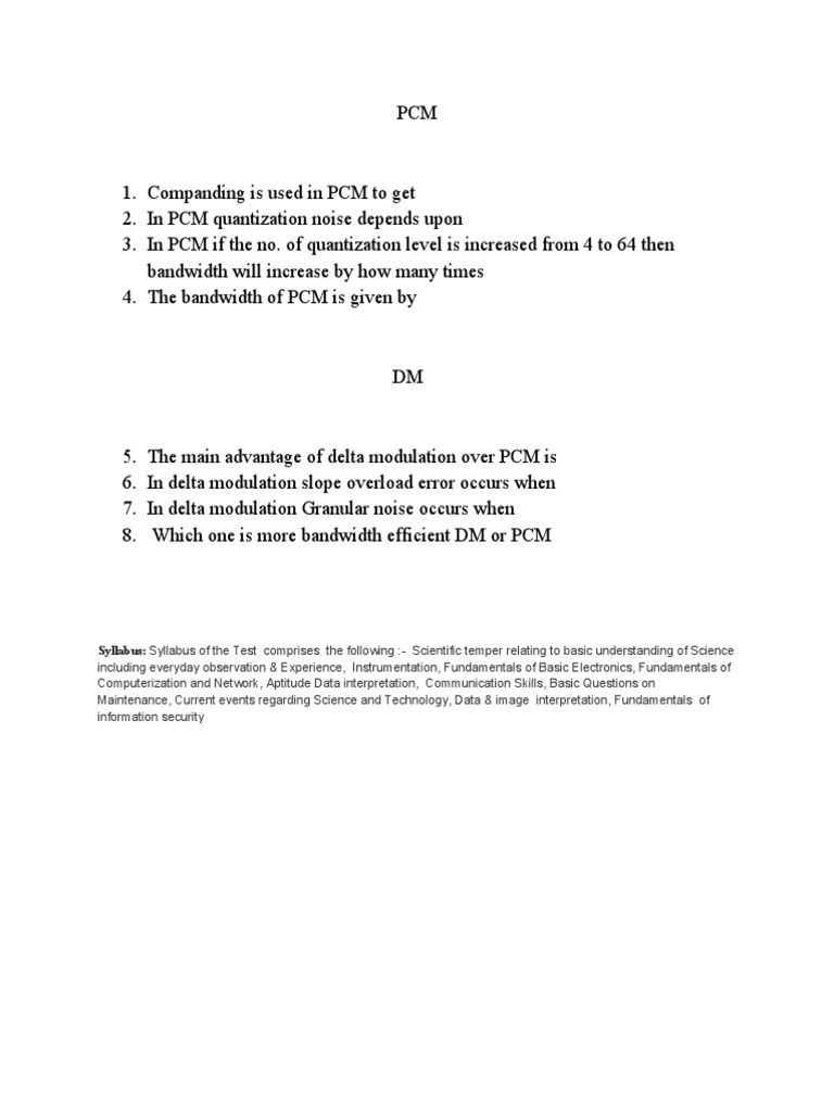 Electronics & Communication Quiz | PDF