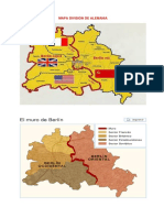 Mapa División de Alemania (10mo)