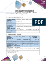 Guía de Actividades y Rúbrica de Evaluación - Paso 4 - Realizar Presentación de Su PLE en Blog Personal PDF