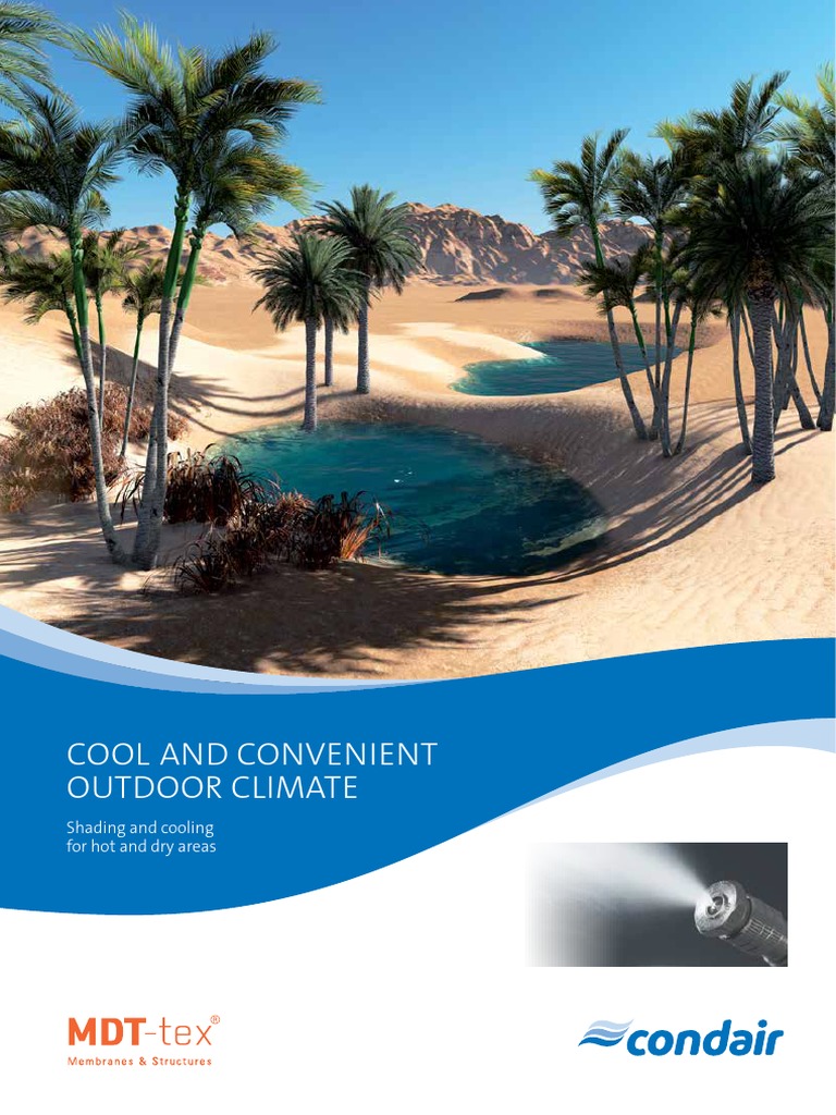 Cool and Convenient Outdoor Climate Shading and Cooling For Hot and Dry Areas PDF Air