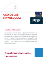 Uso de Las Mayusculas