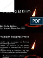 Liwanag at Dilim Report
