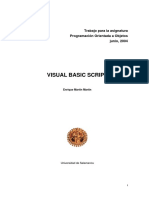 Visual Basic Script: Trabajo para La Asignatura Programación Orientada A Objetos Junio, 2004
