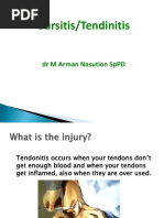 Bursitis/Tendinitis: DR M Arman Nasution SPPD