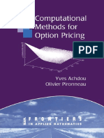 Pub - Computational Methods For Option Pricing Frontiers PDF