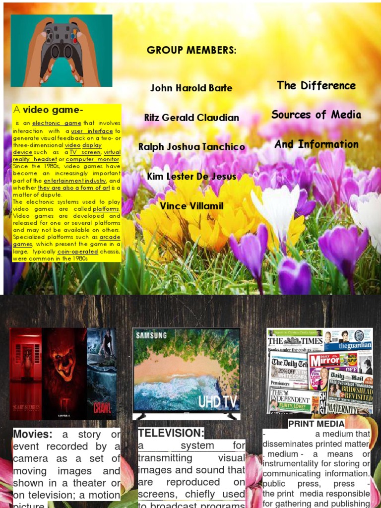 Overview of Video Games and Media | PDF