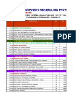 PRESUPUESTO GENERAL  PARQUE  RECREACIONAL - PUNCHAO.xlsx