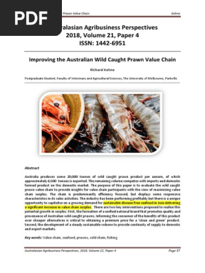 Wild Caught Prawn