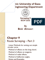 Islamic University of Gaza Civil Engineering Department: Surveying II ECIV 2332