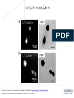 Fig.1. CL and STEM Image of (A) Y: O:Tm, Yb, (B) Y O:Er, Yb