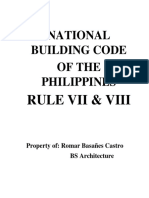 National Building Code of The Philippines: Rule Vii & Viii