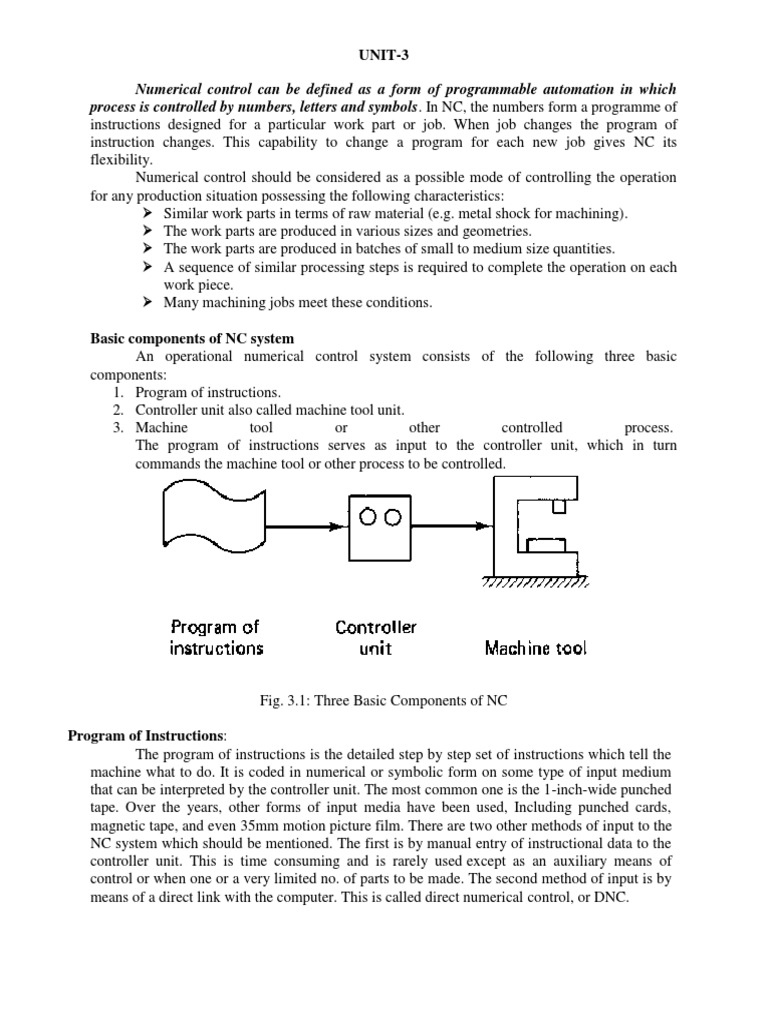 Unit Iii | PDF | Numerical Control | Computer Program