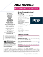 Acute Gastrointestinal Bleeding: Emergency Medicine Board Review Manual