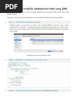 Connect To Mysql Database From Kotlin Using JDBC