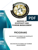 Institute of Hospitality and Tourism Management