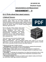 Assignment - 3: Q-1) Write About Four Smart Sensors