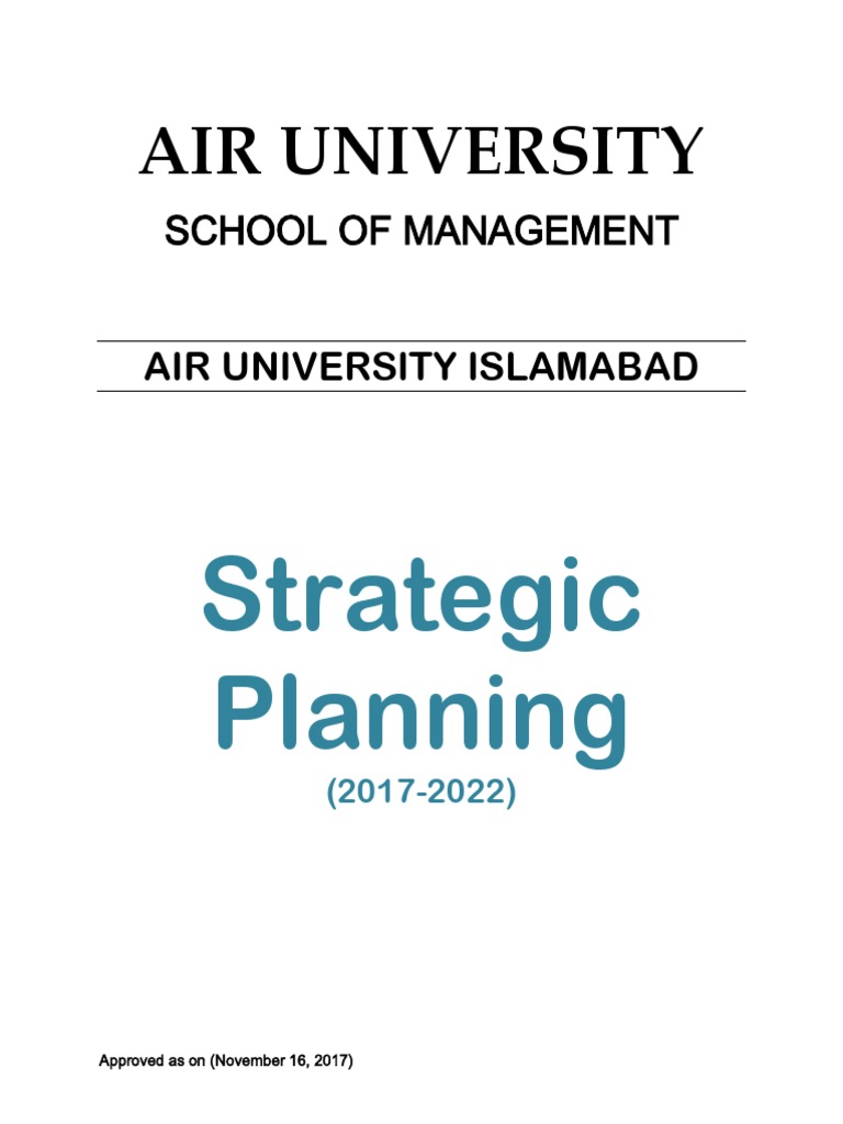 Final Strategic Plan Academic Council Pdf Strategic Management