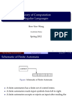 Theory of Computation Regular Languages: Bow-Yaw Wang