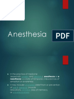 Anesthesia